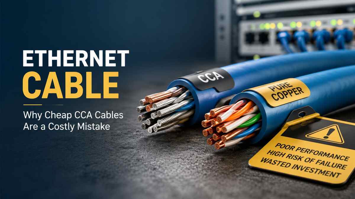 Ethernet Cable: Why Cheap CCA Cables Are a Costly Mistake