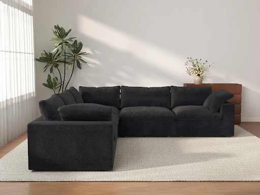 V-Shaped Sectional Sofa