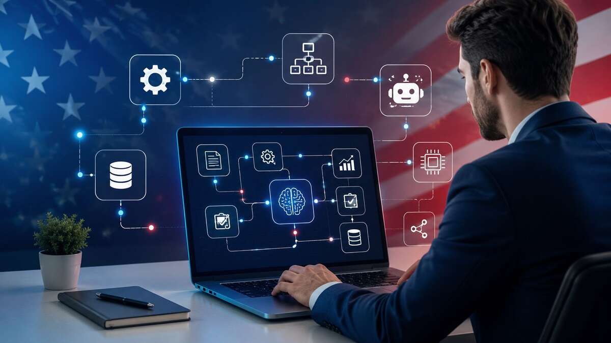 Droven IO AI automation in USA review 2026 workflow concept